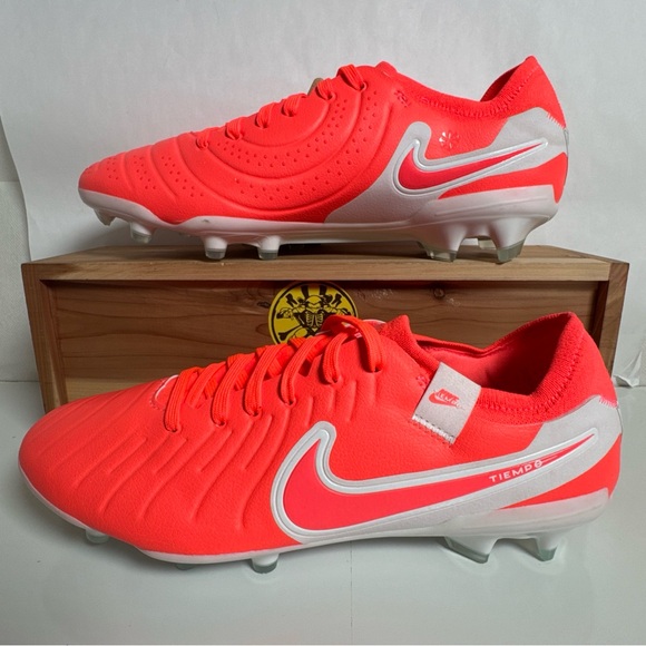Nike Tiempo Legend 10 Pro FG \'Mad Energy Pack\' Hot Lava Soccer Cleats Men Size 7